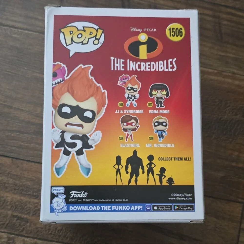 Funko Pop! Vinyl Disney Pixar The Incredibles JJ & Syndrome #1506 Figure
